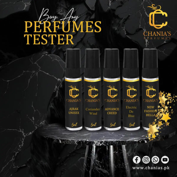 Chania's "5 Perfumes Testers" Set 1